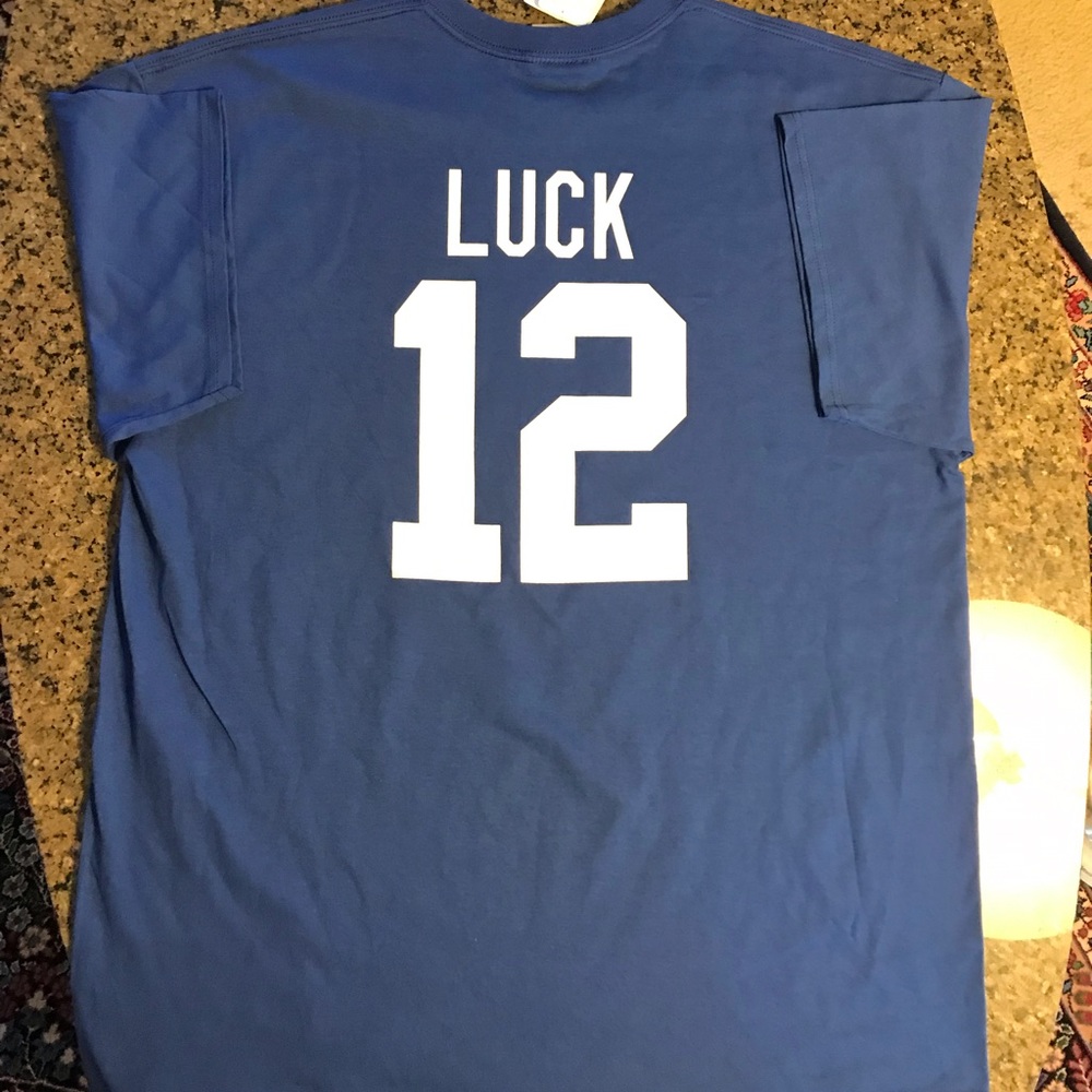 Andrew luck Colts shirt.